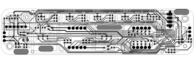 MS51FB9AE数码显示PCB